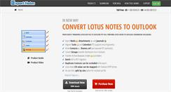 Desktop Screenshot of lotusnotestooutlook.com